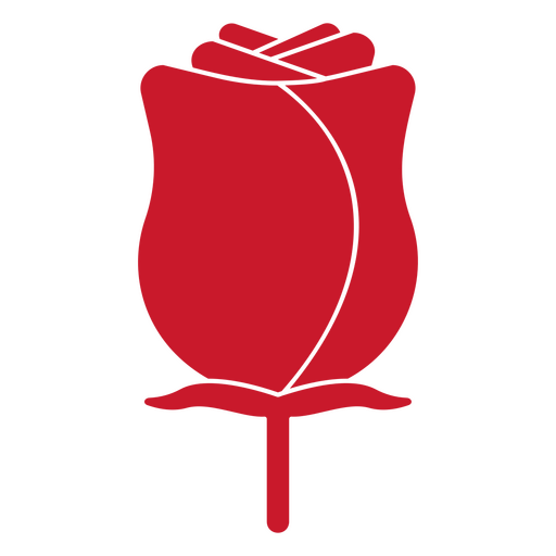 Ícone de rosa botânica da natureza Desenho PNG