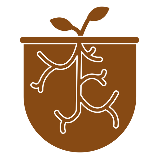 Symbol für das Wachstum von Naturpflanzen PNG-Design