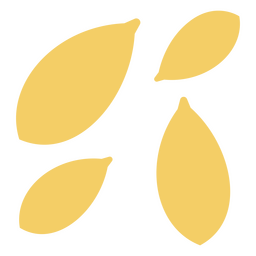 Icono de semillas de plantas de naturaleza Diseño PNG