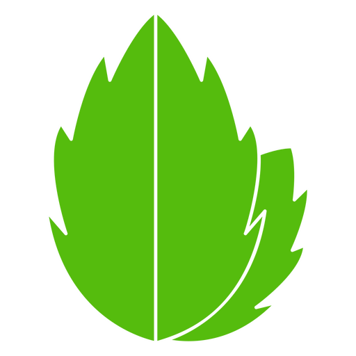 Botanische Blätter Natur-Symbol PNG-Design