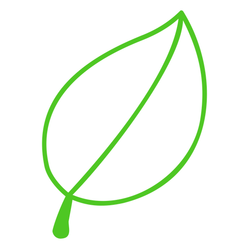 Icono de hoja de árbol de naturaleza botánica