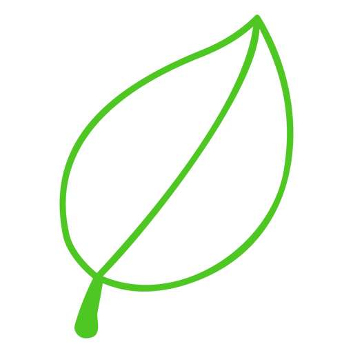 Icono de hoja de árbol de naturaleza botánica Diseño PNG