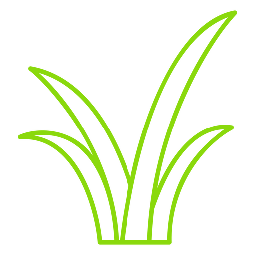 Botanic nature grass icon PNG Design