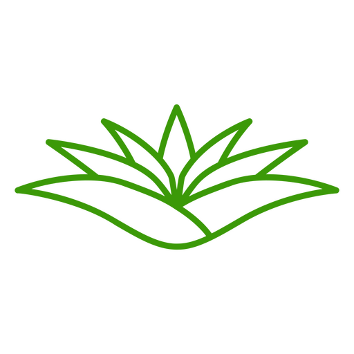 ícone de planta pequena natureza botânica Desenho PNG
