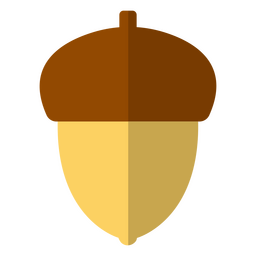 ícone de natureza botânica de apricorn Desenho PNG
