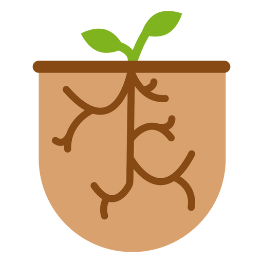 ícone botânico de crescimento de plantas Desenho PNG