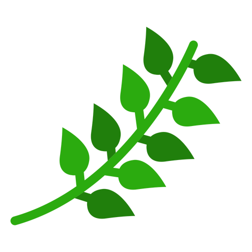 Botanische Ikone der Zweignatur PNG-Design