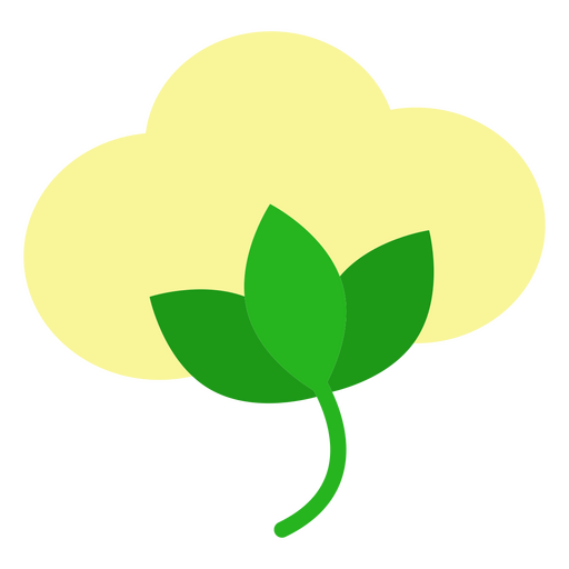 Botanische Ikone der Blumennatur PNG-Design