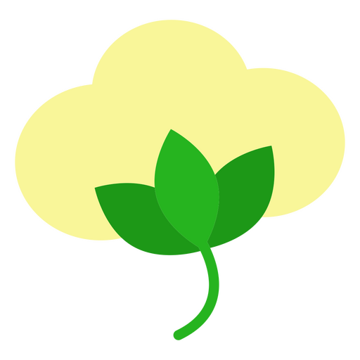 Ícone botânico da natureza da flor Desenho PNG