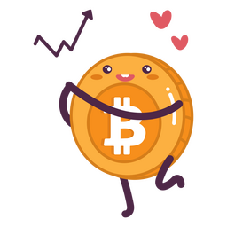 Bitcoin stock business character Transparent PNG