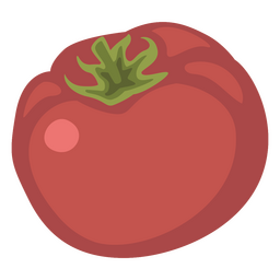Tomato flat food PNG Design