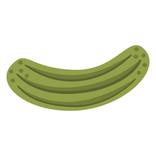 Cucumber flat food PNG Design