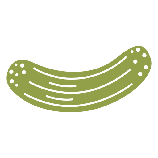 Cucumber cut out food PNG Design