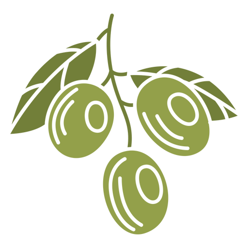 Oliven schneiden Nahrung aus PNG-Design