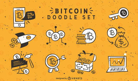 Conjunto de elementos de Crypto doodle