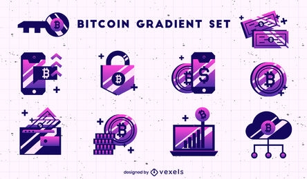 Crypto gradient set of elements