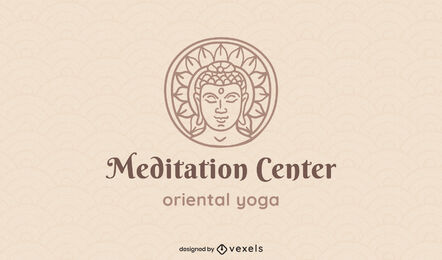Logotipo do curso do templo de meditação