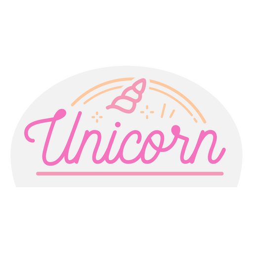 Einhorn-Kreaturen-Abzeichen PNG-Design