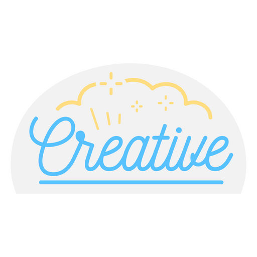 Creative-Zitat-Abzeichen PNG-Design