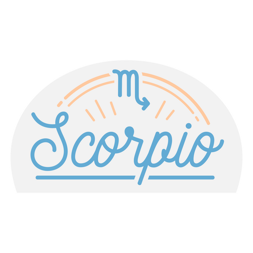 Sternzeichen Skorpion-Abzeichen