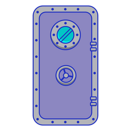 Transporte submarino da porta do mar Desenho PNG