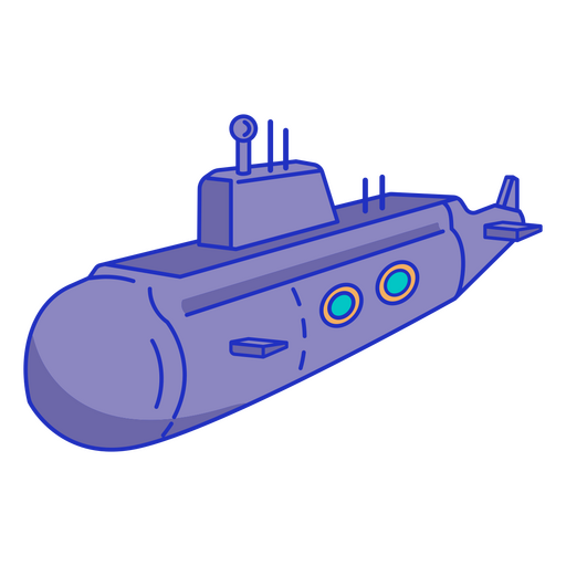 Transporte marítimo submarino da marinha do mar Desenho PNG