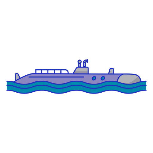 Transporte marítimo submarino do mar da marinha Desenho PNG