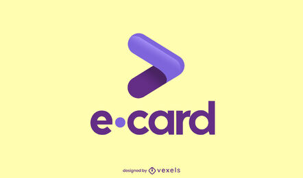 E-money arrow glossy logo