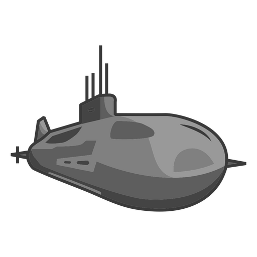 Transporte submarino de mar de metal