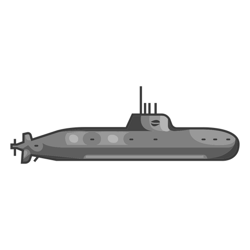 Transporte submarino de água do mar de metal Desenho PNG