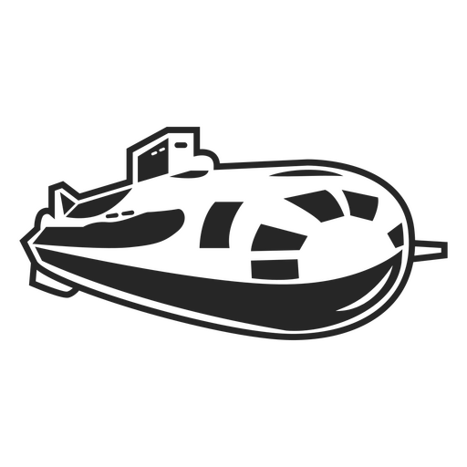 Metall-U-Boot-Wassertransport PNG-Design