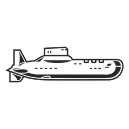 Metal submarine boat navy transport PNG Design
