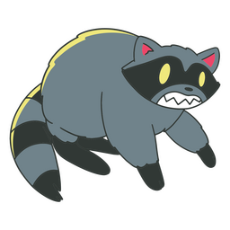 animal roedor guaxinim Desenho PNG
