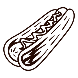 AVC cheio de cachorro-quente Desenho PNG