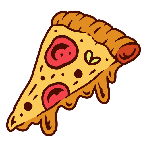 Essen Pizza-Mahlzeit PNG-Design