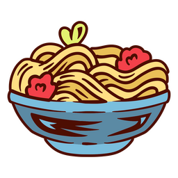 Food ramen meal PNG Design