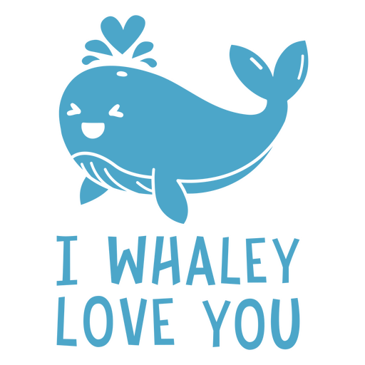 Cita linda de San Valentín Whaley Diseño PNG