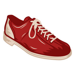 Zapato de ilustración de bolos Diseño PNG