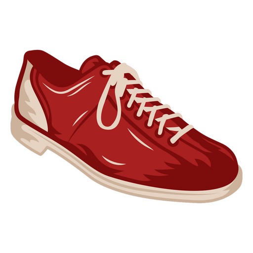 Zapato de ilustración de bolos Diseño PNG