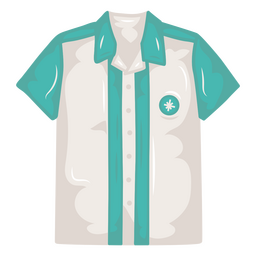 Bowling illustration shirt PNG Design Transparent PNG
