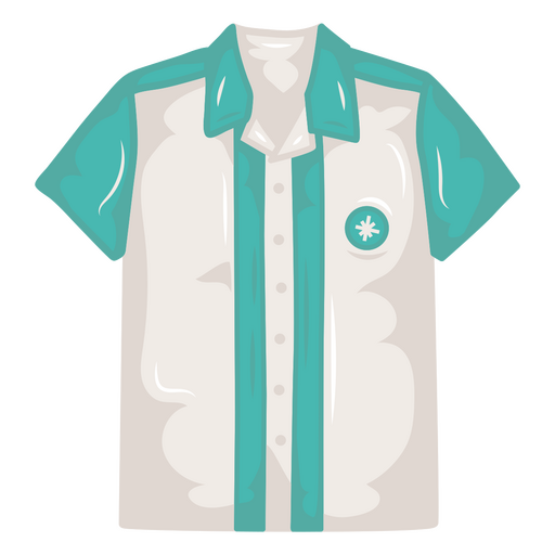 Bowling illustration shirt PNG Design