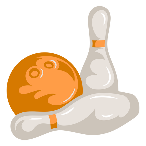 Pins and ball illustration PNG Design