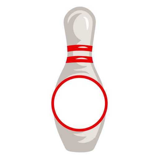 Pin-Abbildung-Bowling PNG-Design