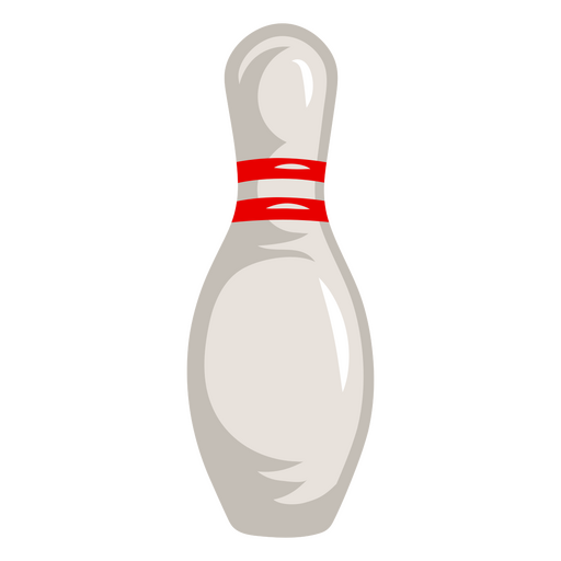Bowling illustration single pin