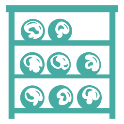 Suporte de bola de boliche de alto contraste Desenho PNG