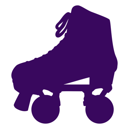 Skate-Silhouette der 80er Jahre PNG-Design