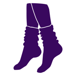 Slouch socks silhouette