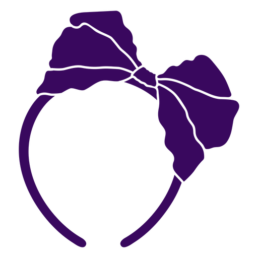 Stirnband-Silhouette PNG-Design