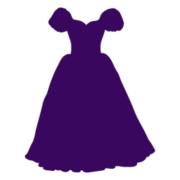 Vestido silueta años 80 Diseño PNG