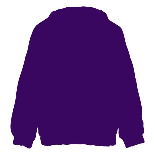 Silhueta de jaqueta anos 80 Desenho PNG